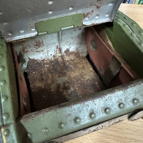 Vintage RARE JAPAN Toys Tin Toy Military TANK M-1 AS IS - Picture 5 of 5